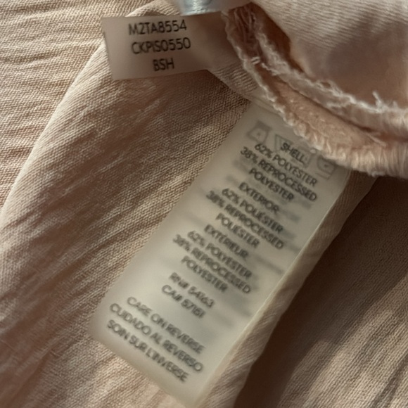 Calvin Klein Short Cuffed Sleeve Top - Picture 4 of 6